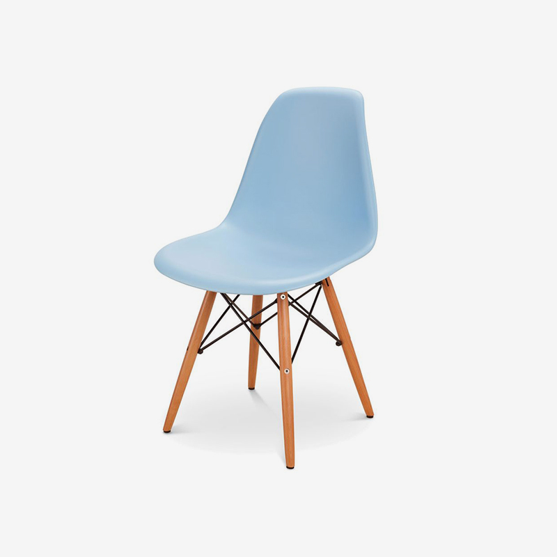 Dining Chair in Grey Fabric - Image 2