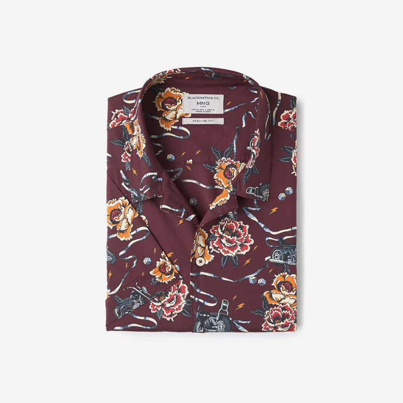 Men's blouse colorful