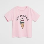 Kids Cotton T-Shirt - Brown