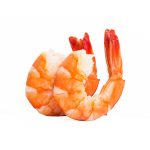 Steamed Freshly Peeled Shrimp